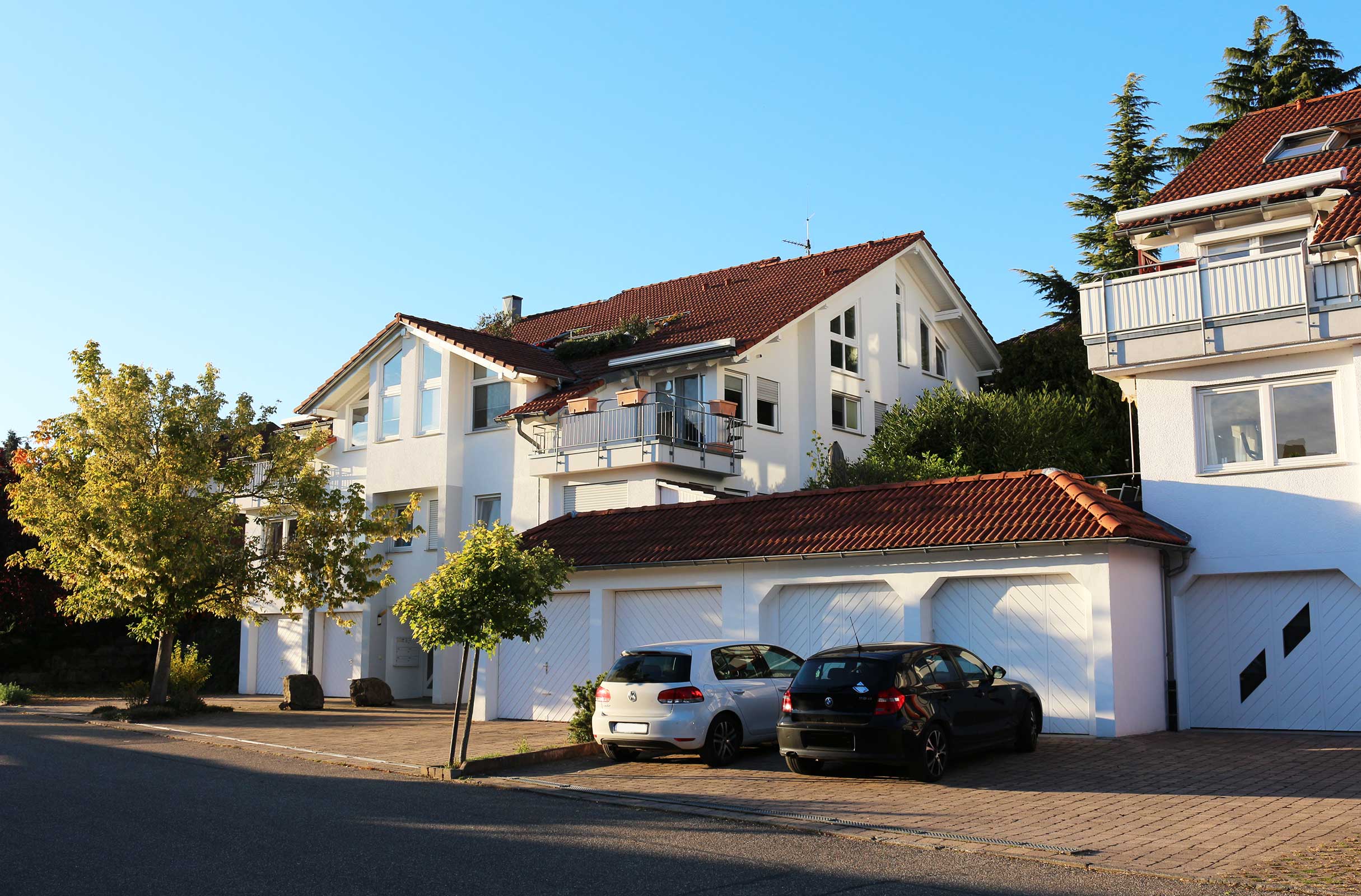 Doppeltes Mehrfamilienhaus